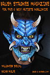 Race car driver bodypainting
